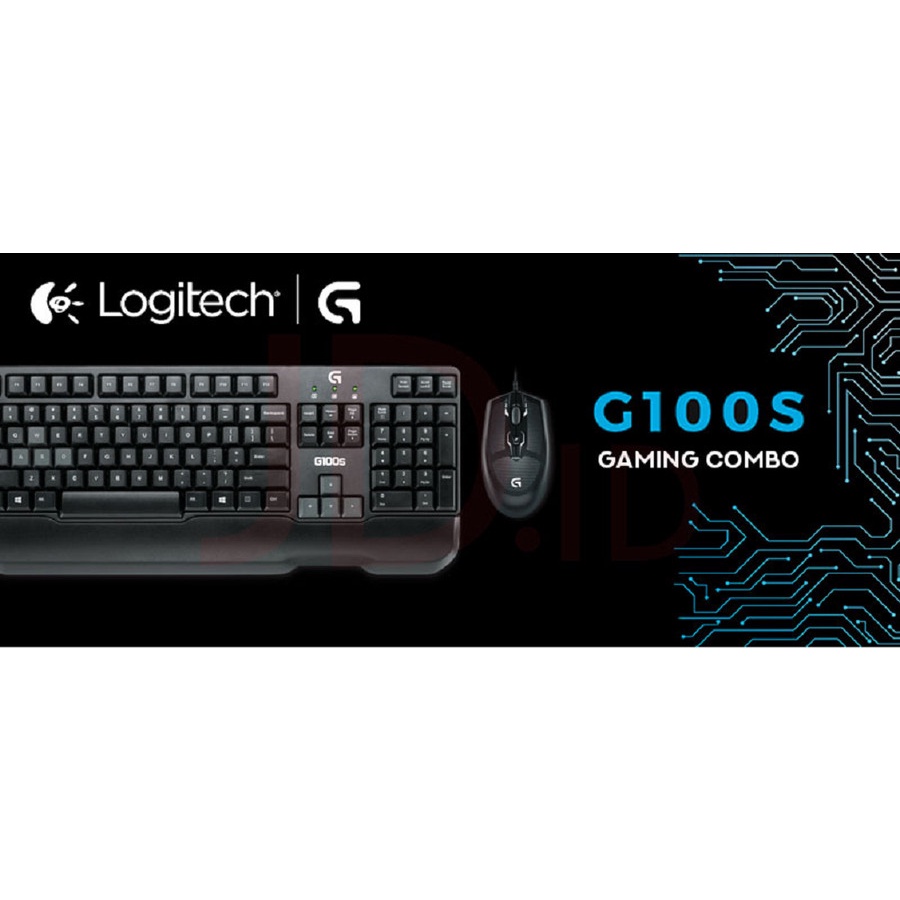 Logitech G100s Gaming Combo Keyboard + Mouse RESMI DAN BERGARANSI NEW