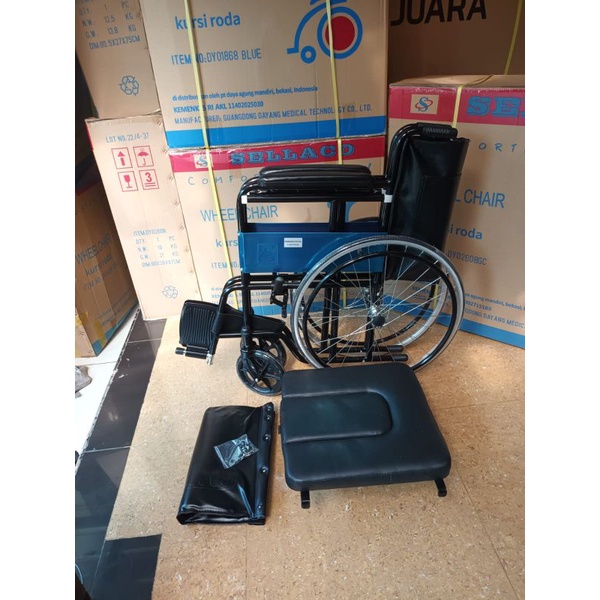 Kursi roda 2in1 kursi roda bab/ kursi roda multifungsi