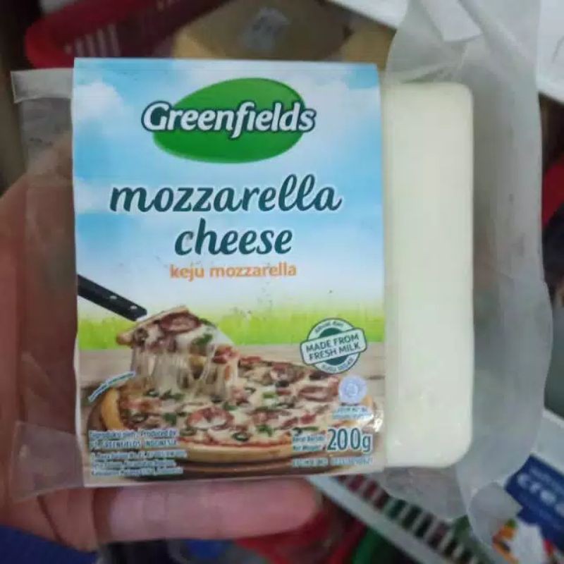 

GREENFIELDS mozzarella cheese - keju moza mozarela 200 gr