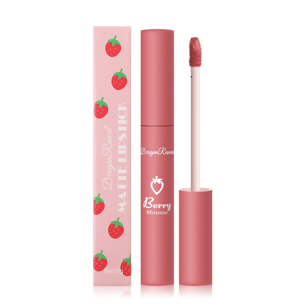 NEW DRAGON RANEE BERRY MOUSSE  LIPSTICK MATTE LIPSTIK LIP GLOSS