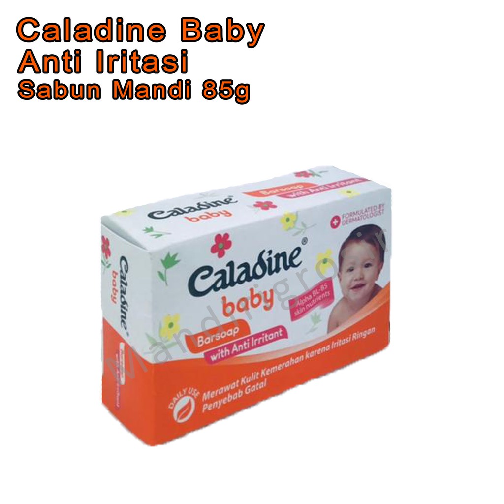 Sabun batang anti iritasi * Caladine baby * Barsoap with anti irritant * 85g