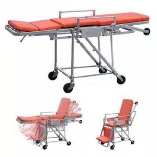 Automatic Emergency Stretcher YDC 3 D Emergency Bed Tempat Tidur Rumah Sakit Ranjang Pasien Darurat