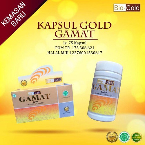 Kapsul Gamat Emas Ekstrak Bio Gold G Original