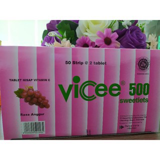 VICE ANGGUR BOX 100 TABLET HISAP VITAMIN C