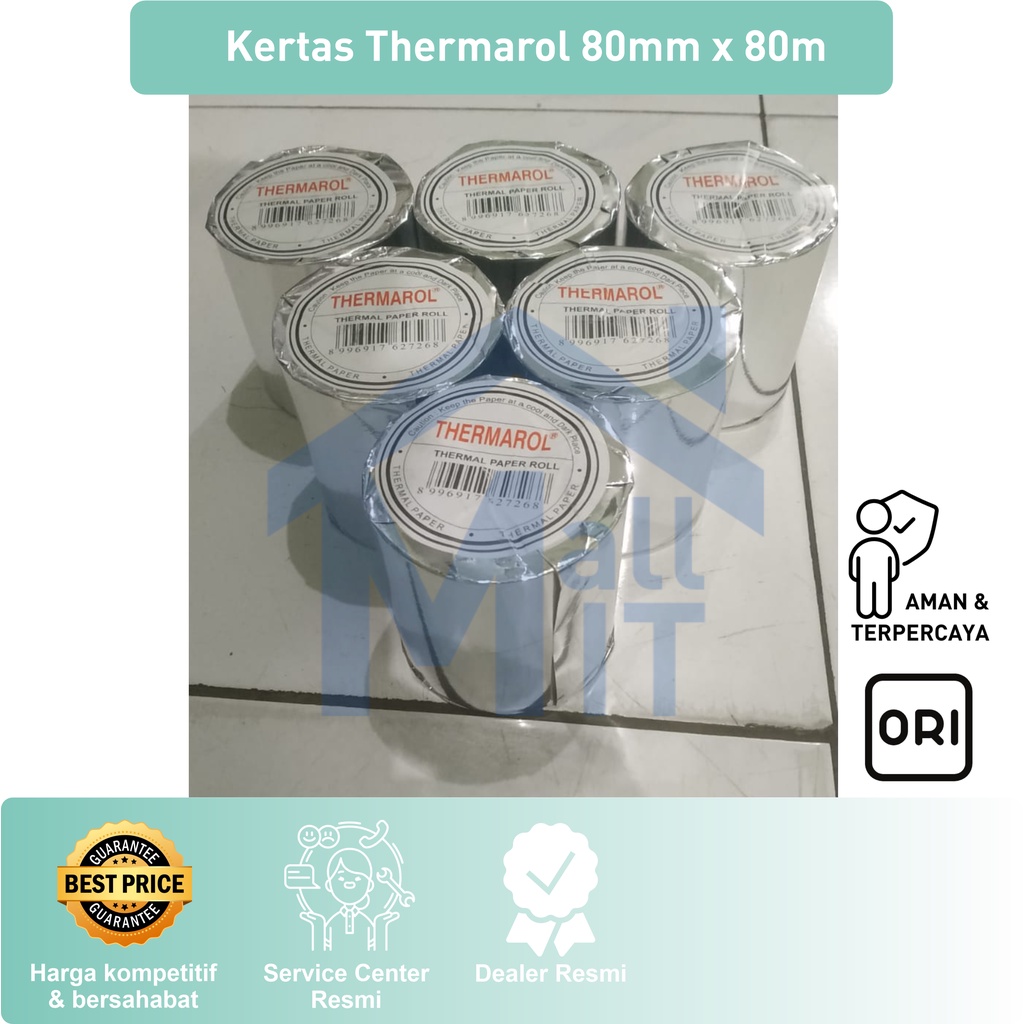 Kertas Thermal paper 80 mm x 80 m TM-T82X TMT82X TM-T82 HIGH QUALITY