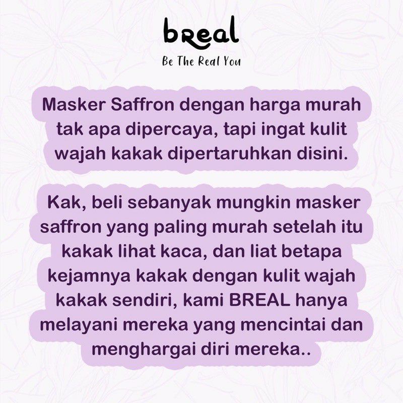 Masker Wajah Saffron