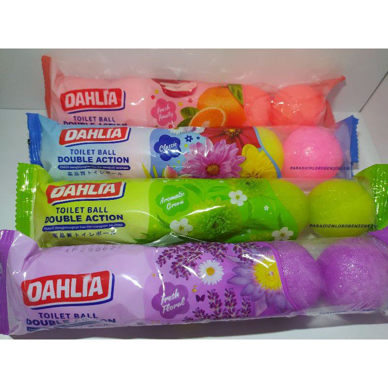 Kamper Dahlia Toilet Ball Kapur Barus isi 5