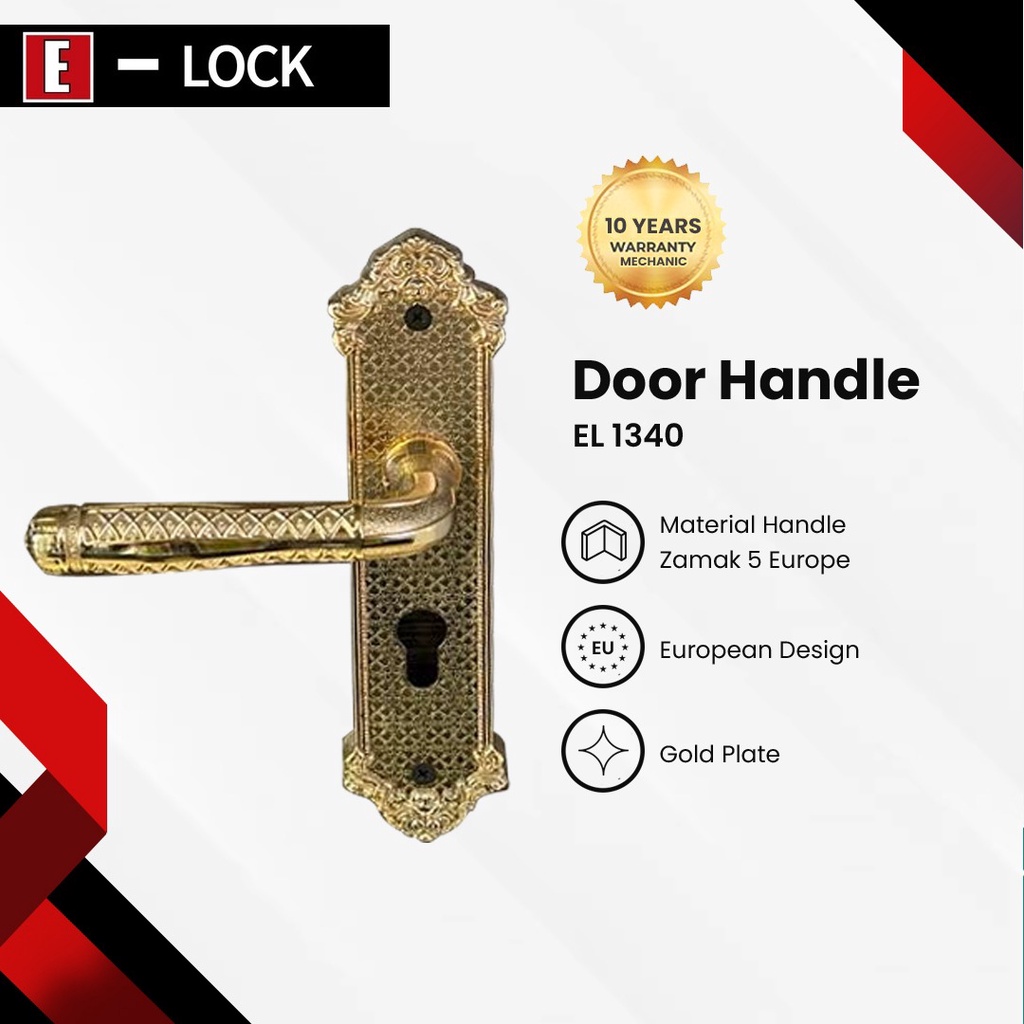 Handle Gagang Pintu Rumah Mewah Elock Europe Enchanting E1340