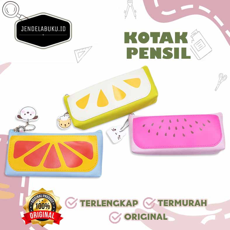 

KOTAK PENSIL 1 RESLETING BD-711 XIAOLINGJING FRUIT COLOR MIX