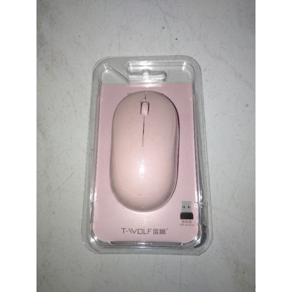 SKU-1249 MOUSE WIRELESS TWOLF Q18 TERMASUK BATERAI T-WOLF