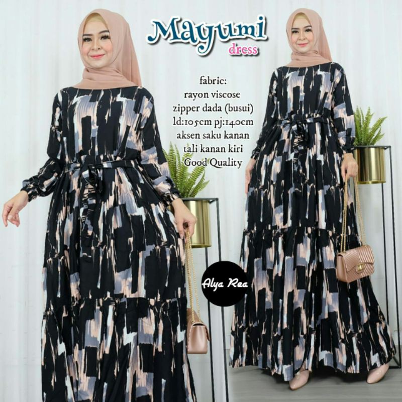 Mayumi gamis rayon