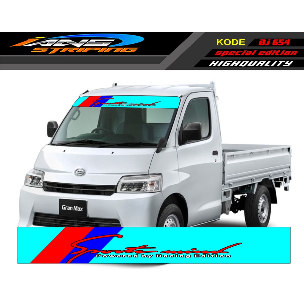 TERMURAH STIKER KACA DEPAN MOBIL L300 / STICKER MOBIL GRANDMAX / PICK UP / CARRY / STIKER KACA DEPAN MOBIL PICK UP / DECAL STIKER PICK UP BJ654