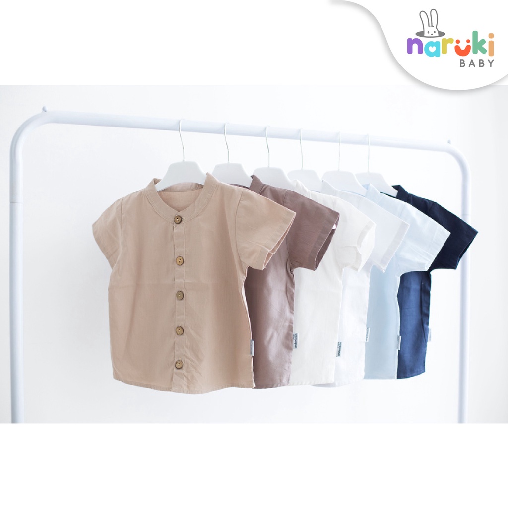 Ardenleon Boy Aslan Button Shirt Arden Leon Baju Atasan Anak Laki-laki