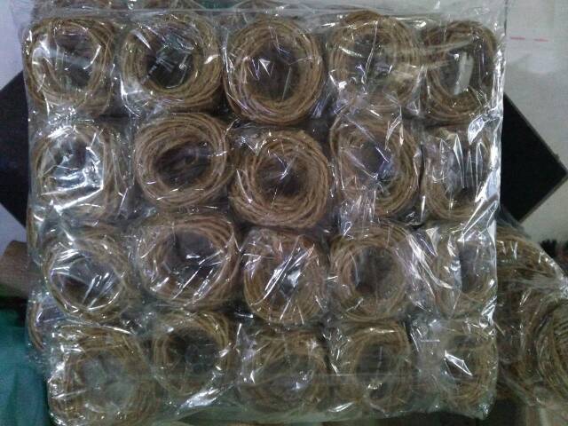 Rp275/meter (3ply) Tali Goni, Tali Rami, Jute, Tali vintage, Craft, Aksesoris-3