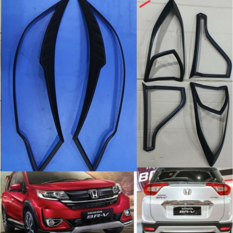 paket garnis lis lampu  BRV hitam