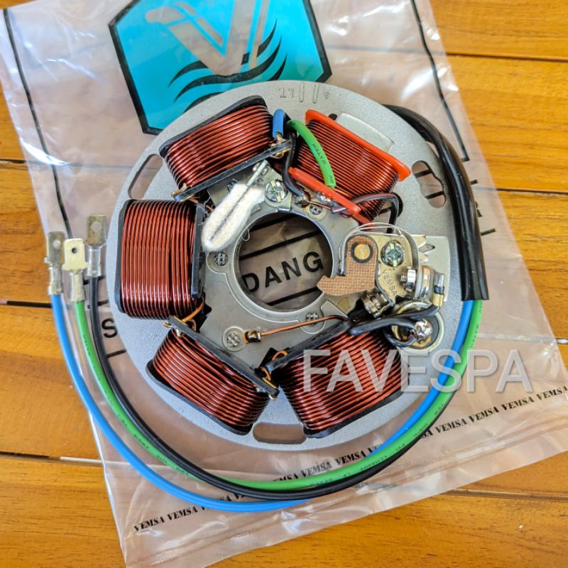 SPUL SET NAHFUR PLATINA VESPA PX VEMSA