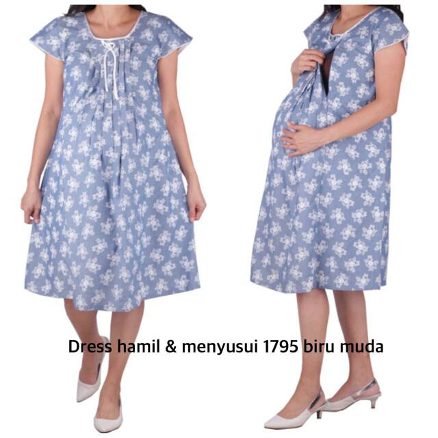 Dress hamil menyusui 1795 baju hamil