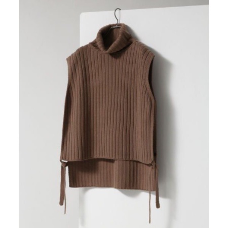 SOURA VEST - ROMPI RAJUT TURTLENECK - Knit Vest - Rompi Rajut - Baju Rajut Wanita