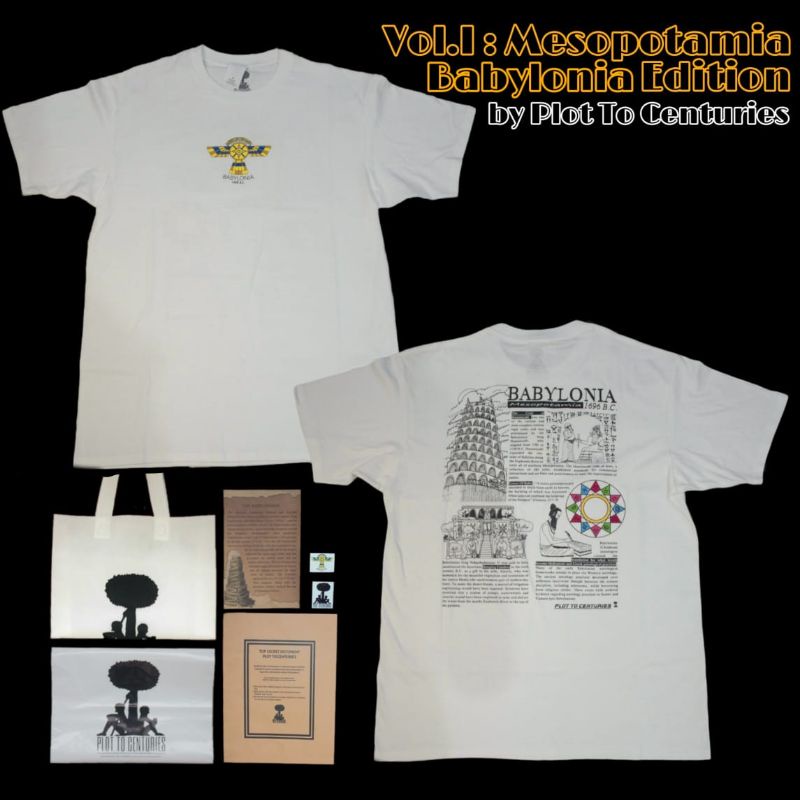 Plot To Centuries T Shirt - Vol.1 : Mesopotamia - Babylonia Edition