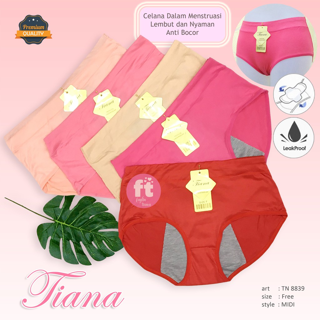 TIANA | Celana Dalam Menstruasi / CD Mens / Anti Tembus / Anti Bocor / art TN 8839