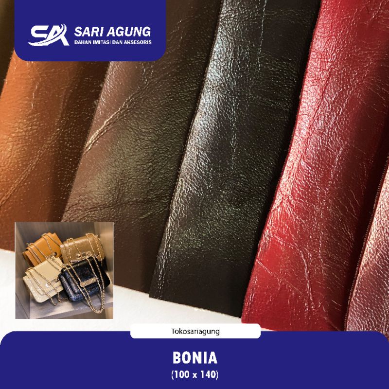 BONIA (METER) BAHAN KULIT SINTETIS UNTUK TAS DOMPET SANDAL