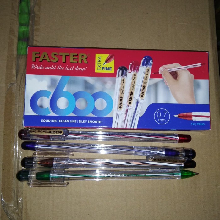 

Hot Sale Pulpen Faster C600 Hitam Sale!!!