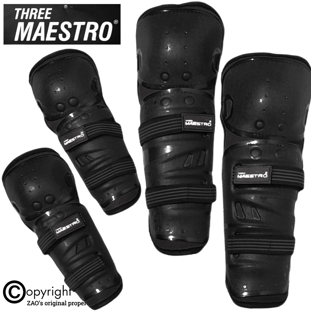 deker three maestro KNEE PROTECTOR decker murah satu set tangan dan kaki pilihan sesuai kebutuhan aman nyaman save KNEEPAD touring stylish berkualitas