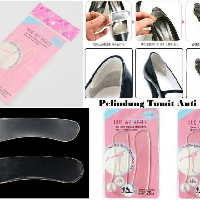 Hug My Heels / Gel Pelindung Tumit Belakang / Gel Anti Lecet / Gel Silikon