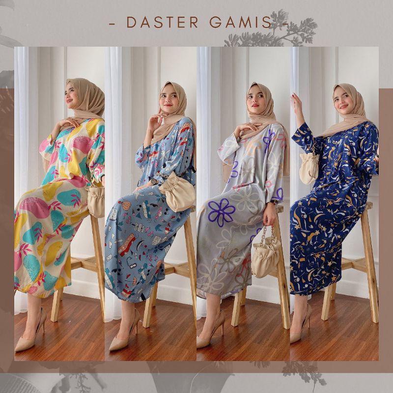 baju gamis wanita dress muslim terbaru TERLARIS Gamis Orina Daster Lengan Panjang Ld 120 PB 130 Bus 