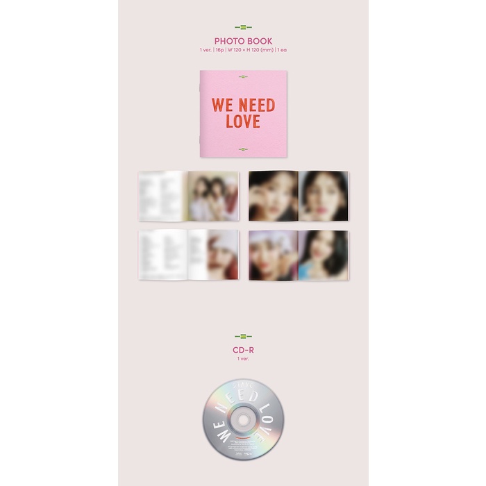 STAYC - 3rd Single Album WE NEED LOVE (Digipack ver)