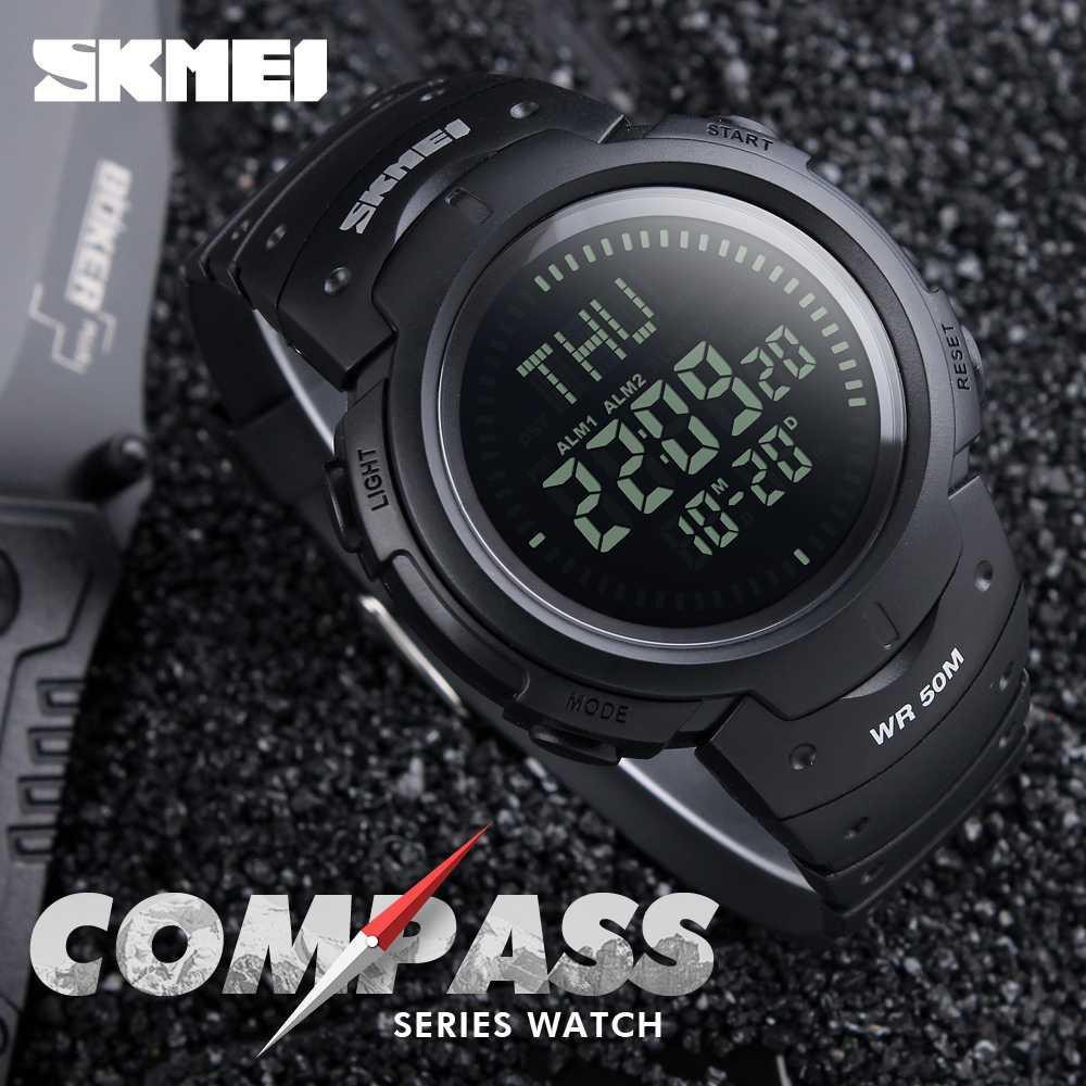 SKMEI Jam Tangan Digital Pria - DG1231CM [Hitam]