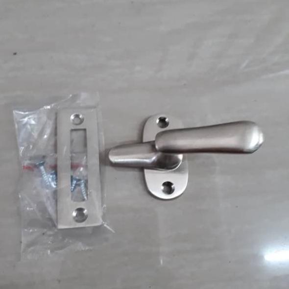✲ Rambuncis Grendel slot kunci jendela STAINLESS TEBAL ➶