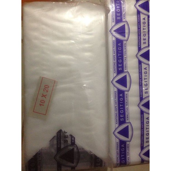Kantong Plastik Bening Tebal Plastik  ATP AntiPanas Kantong Bening Plastik Bening 10 x20