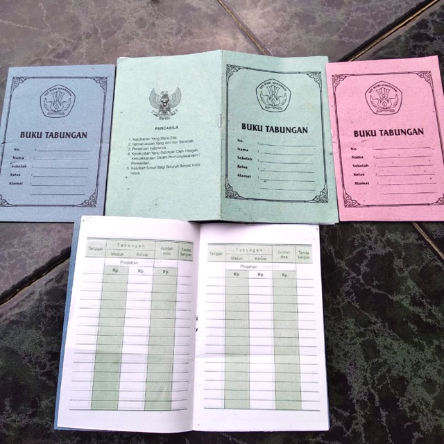 Jual BUKU TABUNGAN SEKOLAH / KOPERASI ISI 100 pcs Indonesia|Shopee