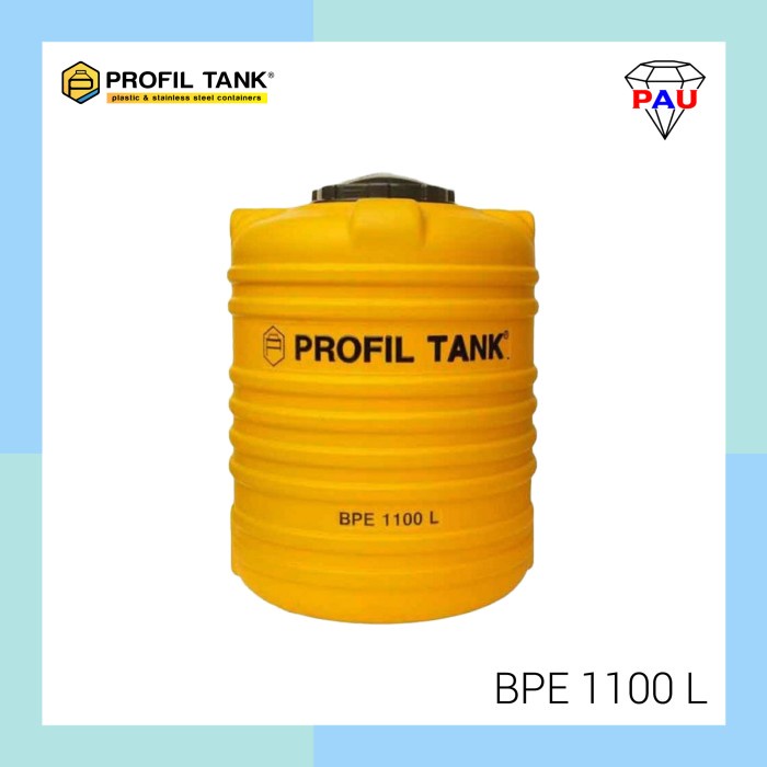 Tandon Air Plastik PROFIL TANK BPE 1100