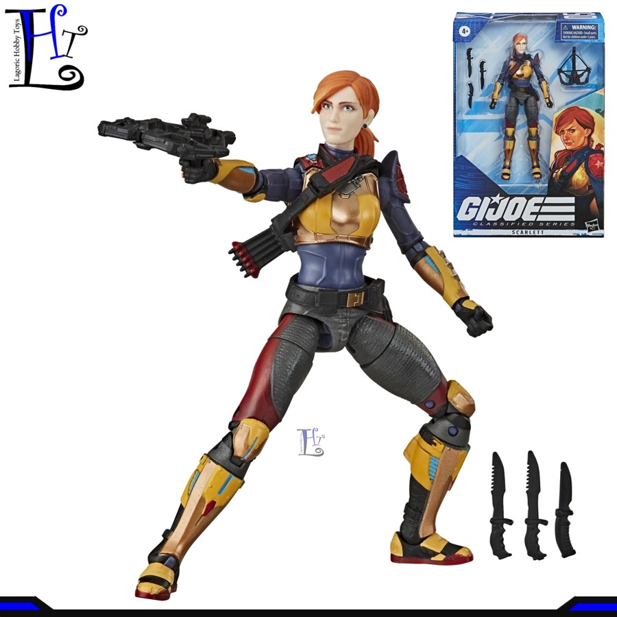 GI Joe Classified 05 Scarlett Hasbro Mainan Figure