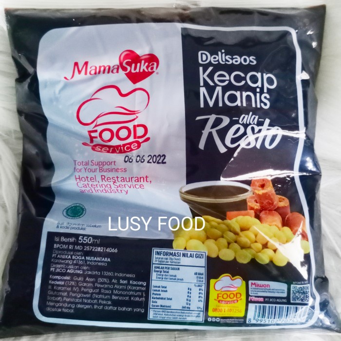 

Kecap manis mamasuka 550ml halal