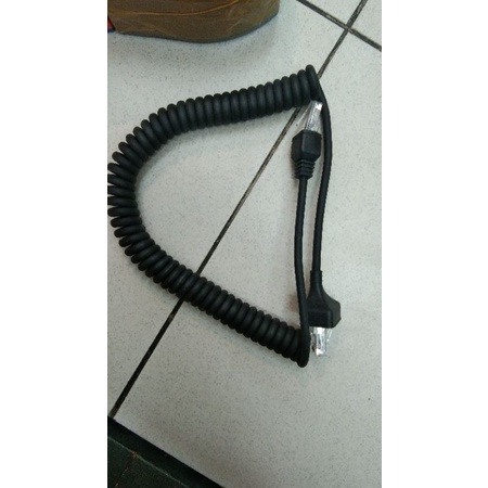 Kabel spiral mic radio rig kenwood Tm 281 Tm 271