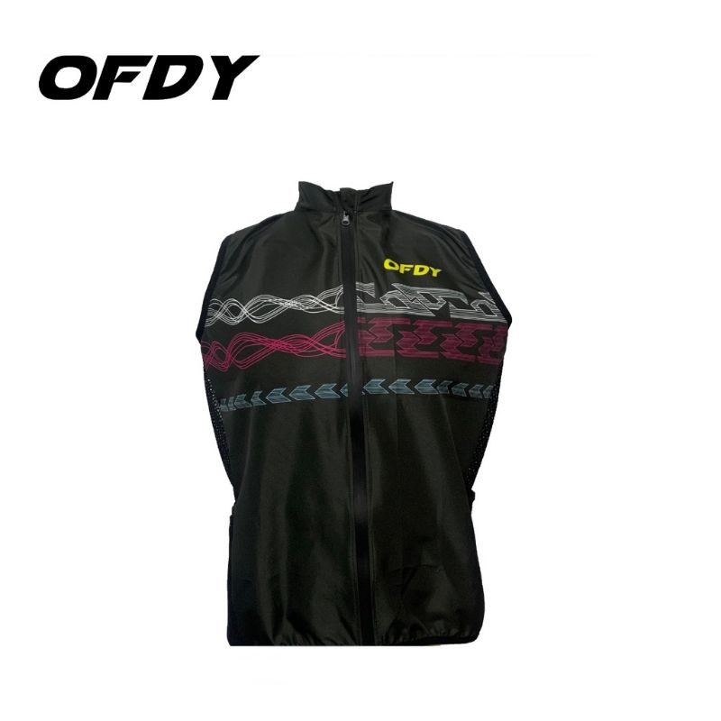 ROMPI SEPEDA CYCLING VEST WATERPROOF REFLECTIVE PREMIUM OFDY BAHAN SUPER BAGUS BANGET LOH
