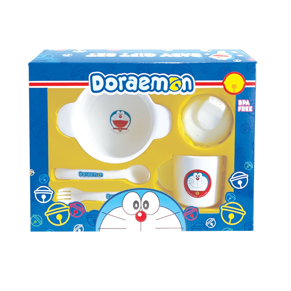 Feeding Set Doraemon Dooz S Lusty Bunny Perlengkapan Makan Bayi Bunny