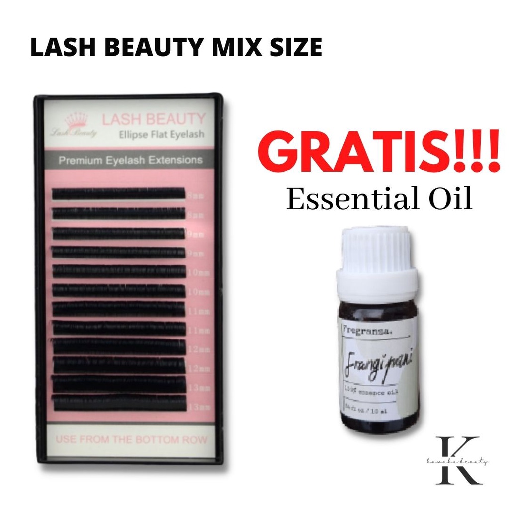 Lash Beauty Qeelasee MIX SIZE / eyelash extension