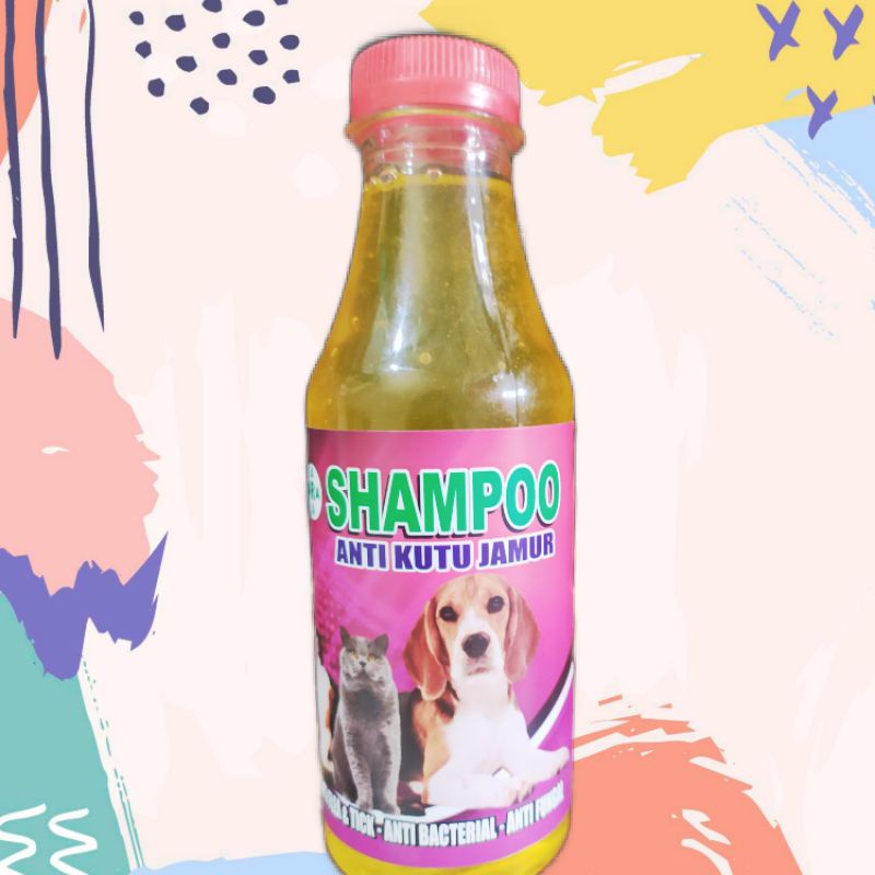 sampo kucing anjing 250mL anti kutu dan jamur