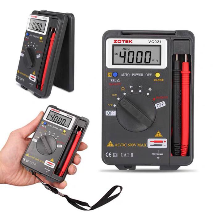 ZOTEK VC921 AVOMETER DIGITAL / MULTITESTER DIGITAL ORIGINAL VC921