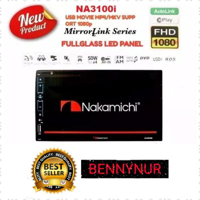 tape mobil headunit nakamichi na 3100i mirrorlink
