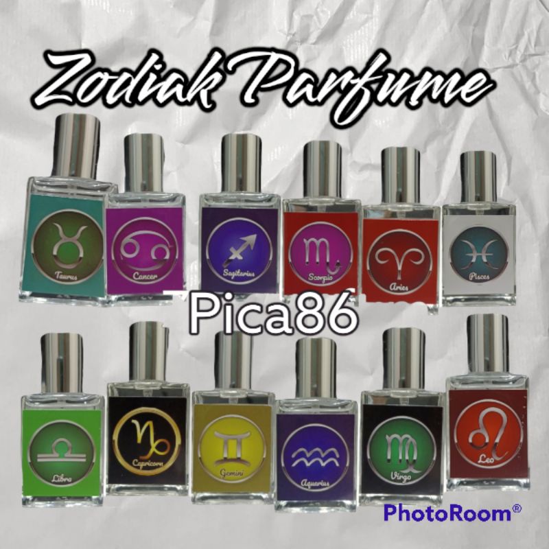 ZODIAK PARFUME PEWANGI PRIA WANITA 35ML &amp; 50ML PARFUM TRAVEL SIZE free POUCH