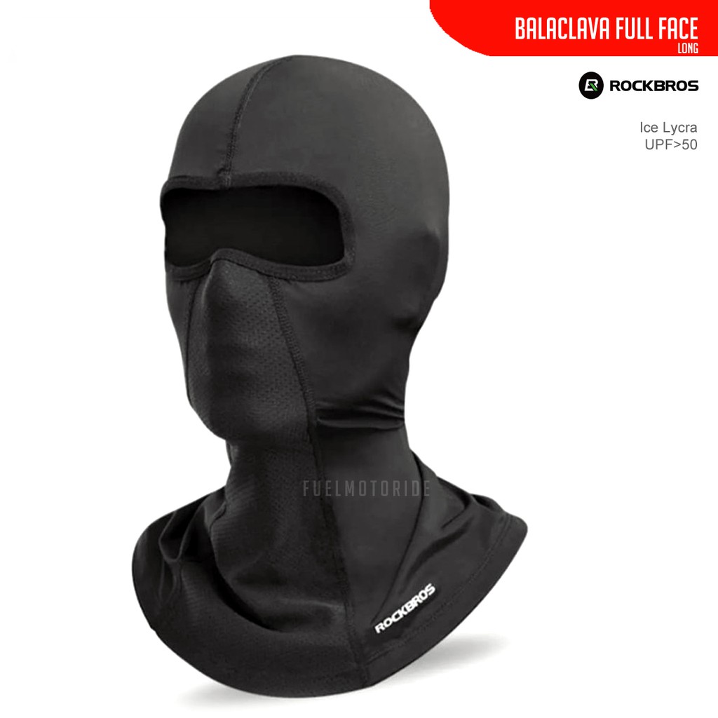 Jual Balaclava Helm Motor Full Face Long Original Rockbros Shopee