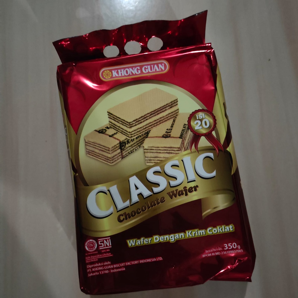 

Khong Guan Classic Chocolate Wafer 350gr