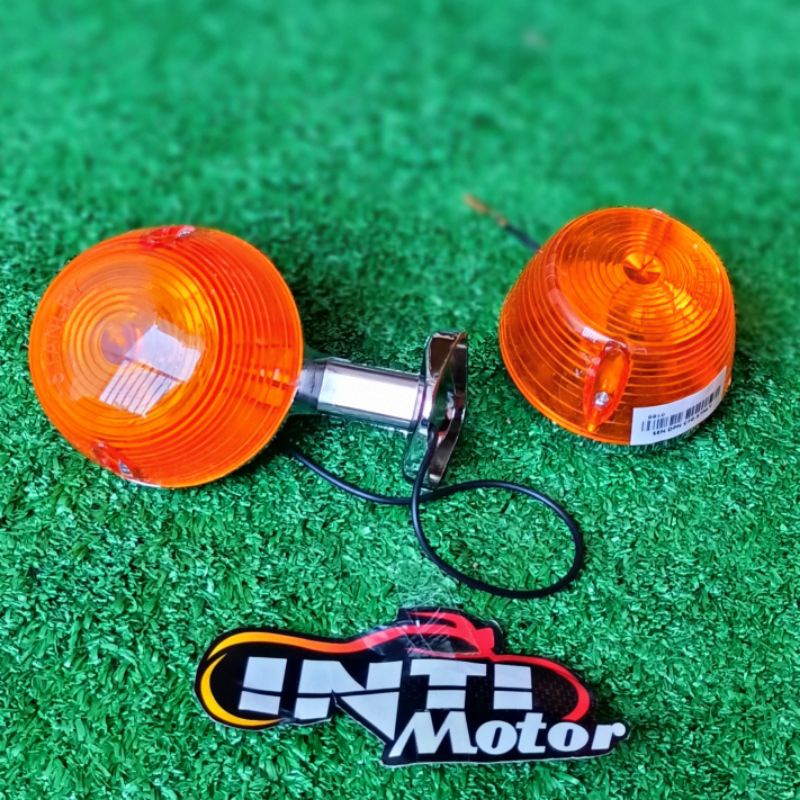 Lampu Sein C70 cekeh Bagian Depan dan Belakang motor C 70 merk OSK honda motor kuno cover lamp front