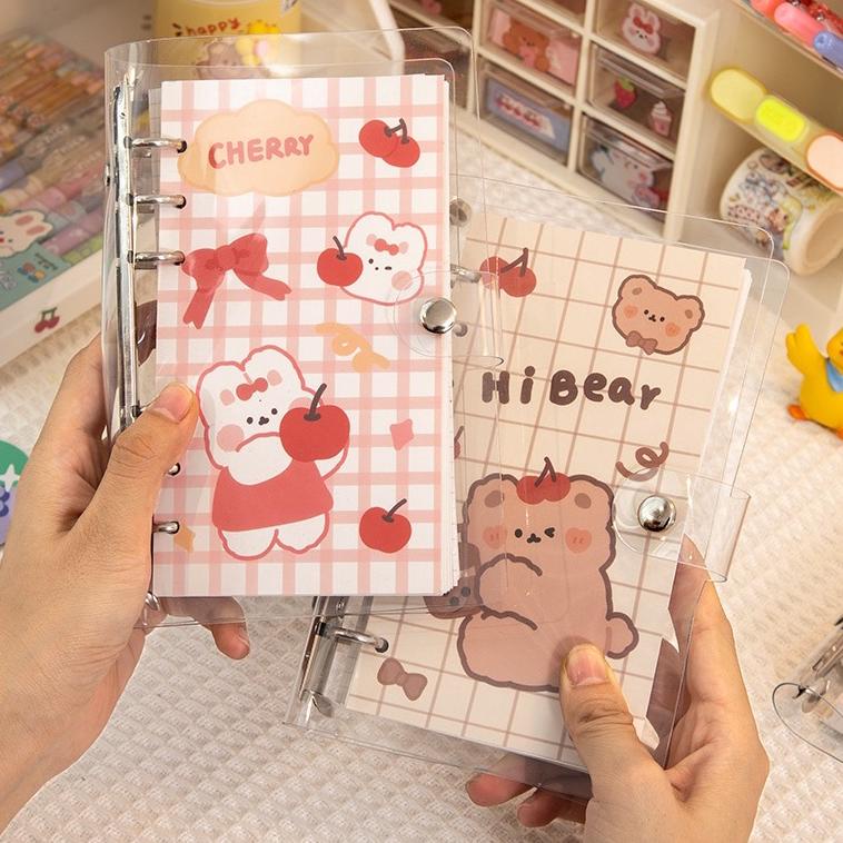 

(Z4U6) [THE UNIVERSE] Buku Binder A6 6 Ring Transparan Binder Cover Notebook Binder Hologram - ST005 //Sudah@ready