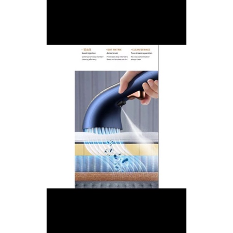 DEERMA BY200 Wet and Dry Cordless Vacuum Cleaner Mop Noda Bandel Cuci